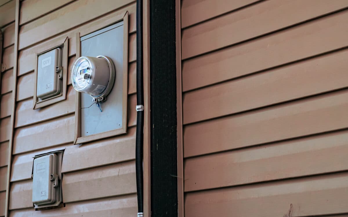 Outdoor air conditioning condenser unit — AC Installation completed in Burnaby, BC by DirectBuy Furnace