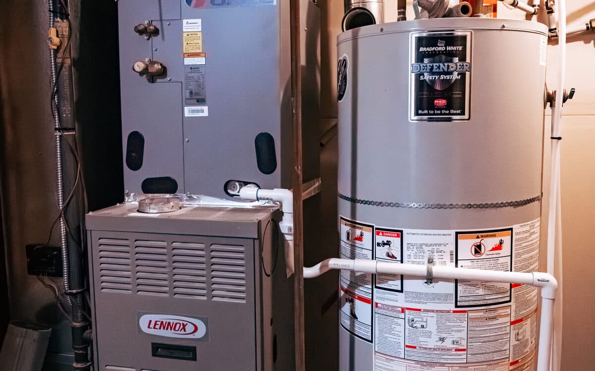 Indoor furnace and air handler installation — Furnace Installation completed in Coquitlam, BC by DirectBuy Furnace